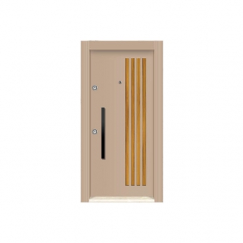 S240 Krem Çelik Kapı