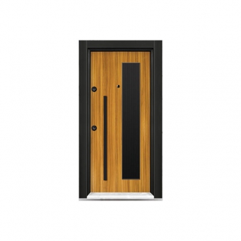 S243 ABD Ceviz Çelik Kapı