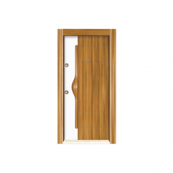 S245 ABD Ceviz / Beyaz Çelik Kapı